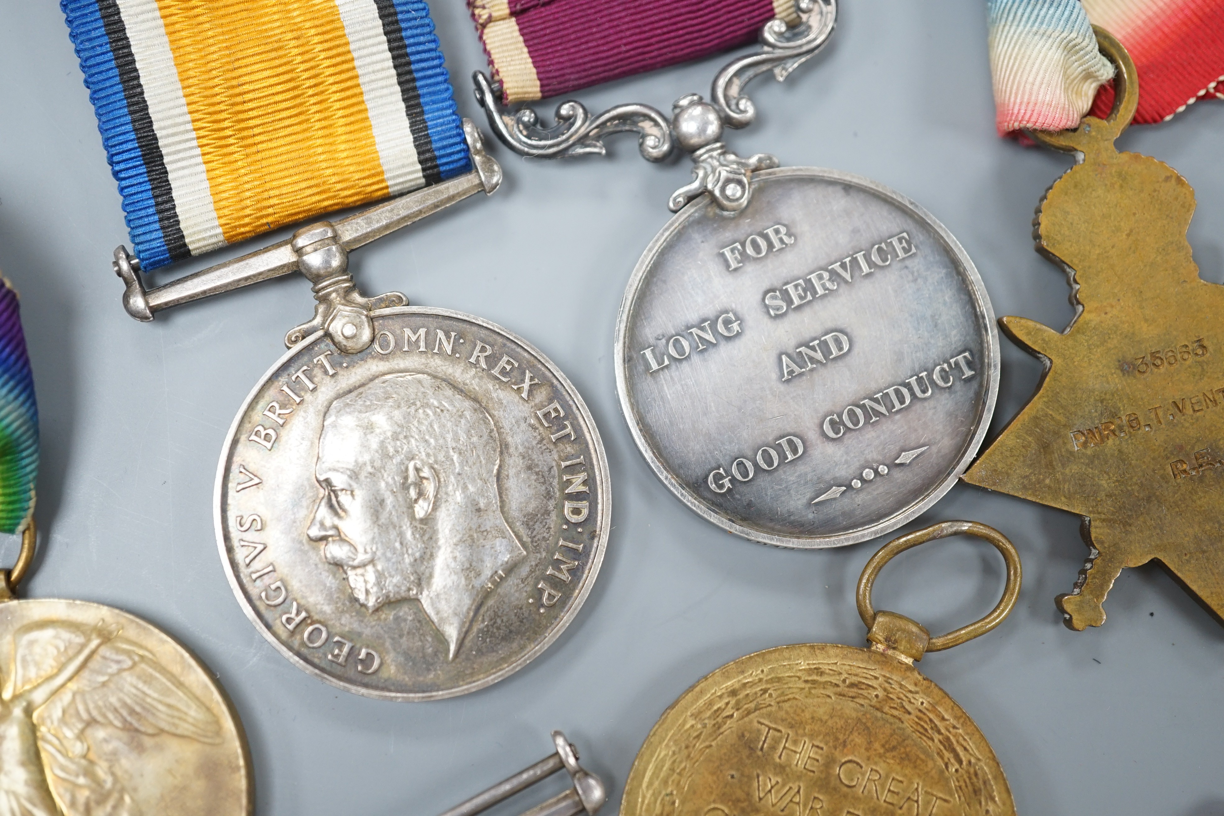 WWI and George V medals to include